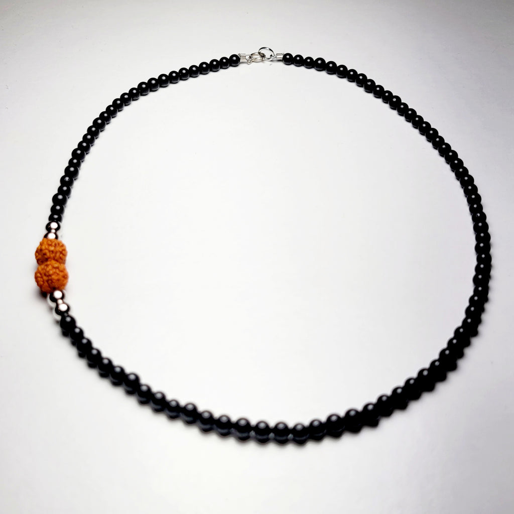 CONSTANCE BLACK TOURMALINE NECKLACE