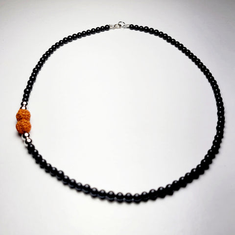 CONSTANCE BLACK TOURMALINE NECKLACE