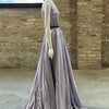 MAUDE GATHERED BALL STYLE GOWN LAVENDER SHIMMER