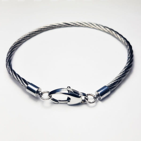 LOMÉ STAINLESS STEEL WIRE BRACELET