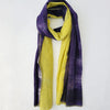 ADISSA YELLOW PURPLE SCARF