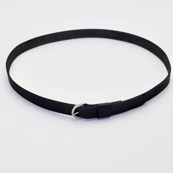 ALOÏSE HALF OVAL BUCKLE LEATHER BELT