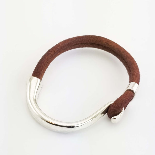 Kebu Hook Leather Cuff Bracelet